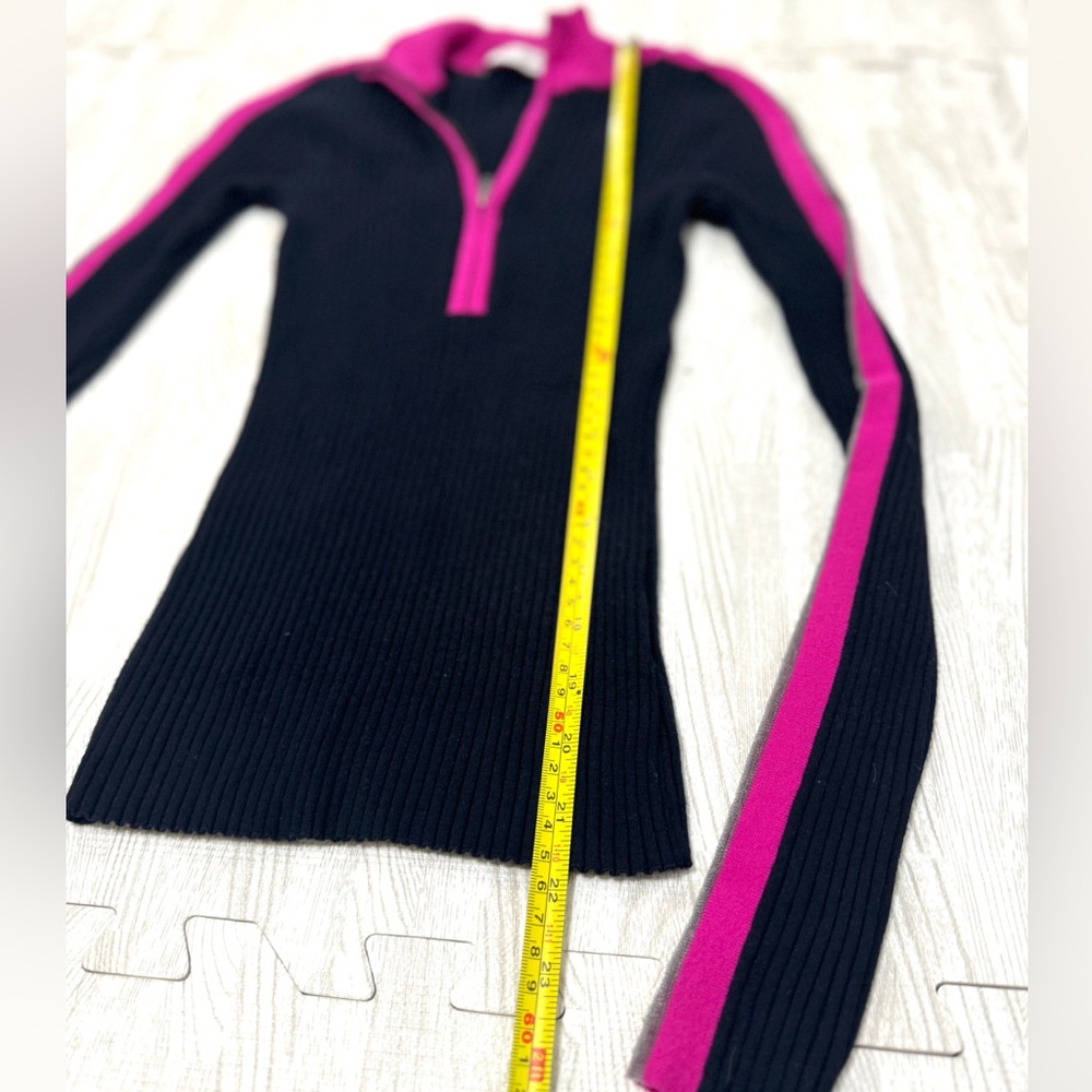 Bailey 44 Ribbed Quarter Zip Ribbed Sweater - Picture 10 of 11